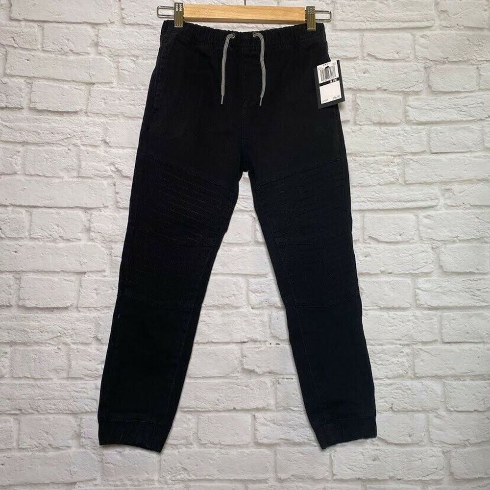 DKNY Boys' Big Jogger Pant Mojito Twill Black  8